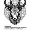 Löwe Sternzeichen Holzschild  Geburtstag Astrologie Dekoration