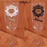 2 Sekt Gläser, Personalisierte Geschenke,Wunschgravur,Hochzeit