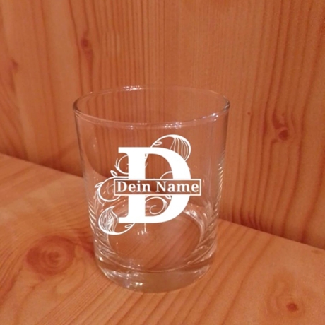Whiskyglas mit Wunschgravur, Gläser,Männergeschenk,Bar,Küche,
