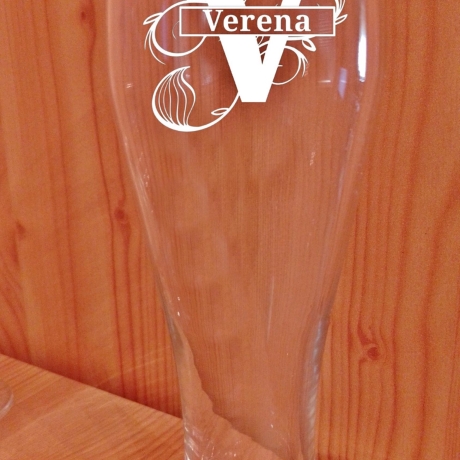 Weizenbierglas mit Wunschgravur, Wunschname ,Geschenke,Bierglas