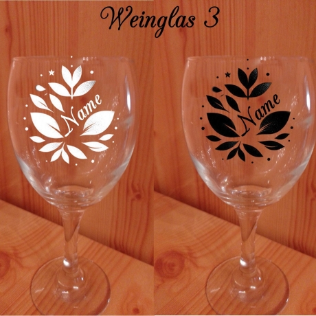 4 Weingläser mit Wunschgravur, Personalisierte Geschenke,Hochzeit