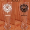 Weizenbierglas mit Wunschgravur, Personalisierte Geschenke,Bar