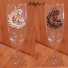 2 Sekt Gläser, Personalisierte Geschenke,Wunschgravur,Hochzeit