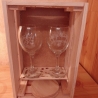 Gravierte Weingläser Geschenkbox,Glasgravur,Hochzeit,Geburtstag