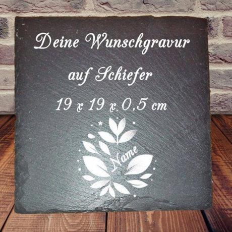 Gravur Geschenk Name  Schiefertafel Wanddeko Wandbild,Türschild