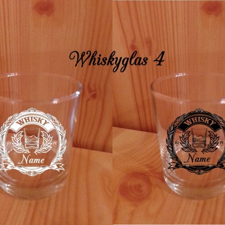 4 Whisky Gläser, Personalisierte Geschenke,Hochzeitsgläser,Bar