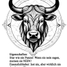 Löwe Sternzeichen Holzschild  Geburtstag Astrologie Dekoration