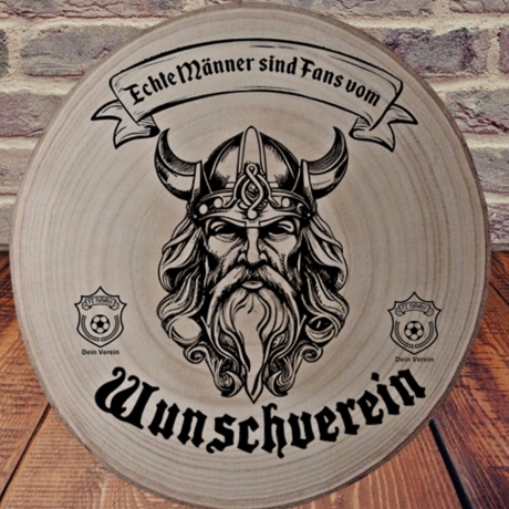 Personalisierte Geschenke,gravierte Baumscheiben,Wikinger