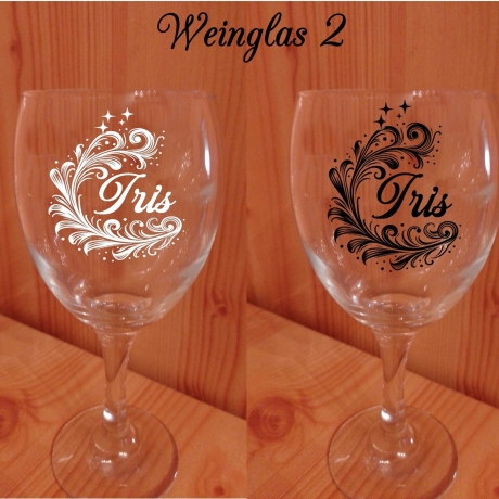 4 Weingläser mit Wunschgravur, Personalisierte Geschenke,Hochzeit
