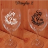 4 Weingläser mit Wunschgravur, Personalisierte Geschenke,Hochzeit