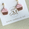 Cupcake Ohrringe aus Polymer Clay, süße Geschenkidee