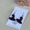 Hexenhut Ohrringe aus Polymer Clay, Halloween Schmuck