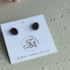 Kaffeebohnen Ohrringe aus Polymer Clay, Mini, Normal oder 3er