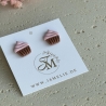 Cupcake Ohrringe aus Polymer Clay, süße Geschenkidee