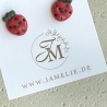 Erdbeer Ohrringe aus Polymer Clay, fruchtiger Sommerschmuck