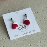 Fäustling Ohrringe aus Polymer Clay – handgemachte Mini Ohrhänger