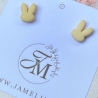 Hasen Ohrringe aus Polymer Clay – handgemachte Ohrstecker