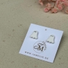 Mini Geist Ohrringe aus Polymer Clay, niedliche Gespenster