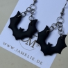 Ketten Fledermaus Ohrringe aus Polymer Clay