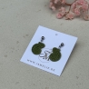 Chamäleon Ohrringe aus Polymer Clay – handgemachte Ohrstecker
