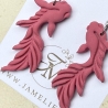 Koi Ohrringe aus Polymer Clay – handgemachte Ohrhänger