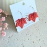 Ahornblatt Creolen, Herbstschmuck, Geschenkidee für Frauen