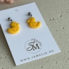 Enten Ohrringe aus Polymer Clay, federleicht