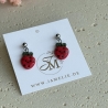 Erdbeer Ohrringe aus Polymer Clay, fruchtiger Sommerschmuck