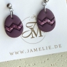 Osterei Ohrringe aus Polymer Clay, Osterschmuck, Ostergeschenk