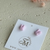 Hasen Ohrringe aus Polymer Clay – handgemachte Ohrstecker