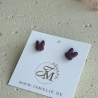 Hasen Ohrringe aus Polymer Clay – handgemachte Ohrstecker