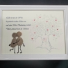 Liebevoll handgefertigtes Steinbild für die Liebste oder den Liebsten - Liebe ist ... - für Valentinstag usw. - personalisierbar