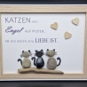 Steinbild für Katzen Liebhaber