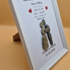 Steinbild als Geschenk zur Hochzeit - Hochzeitsgeschenk