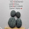 Handgefertigtes Steinbild für die liebe Mama zum Muttertag