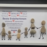 Steinbild als Geschenk zum Abschied  Kindergarten  Erzieherinnen