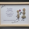 Steinbild als Abschiedsgeschenk für die Lehrerin bzw. den Lehrer