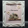 Liebevoll handgefertigtes Steinbild für die Familie ... als Geschenk