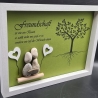 Liebevoll handgefertigtes Steinbild Freundschaft ... als Geschenk