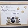 Steinbild für Katzen Liebhaber