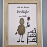 Steinbild als Geschenk für den besten Verkäufer der Welt