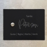 Personalisiertes Klingelschild 20x15 cm aus Schiefer Namensschild