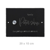 Personalisiertes Klingelschild 20x15 cm aus Schiefer Namensschild