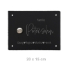 Personalisiertes Klingelschild 20x15 cm aus Schiefer Namensschild