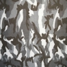 Webware, Baumwollstoff, Stoff, Camouflage, grau/weiß