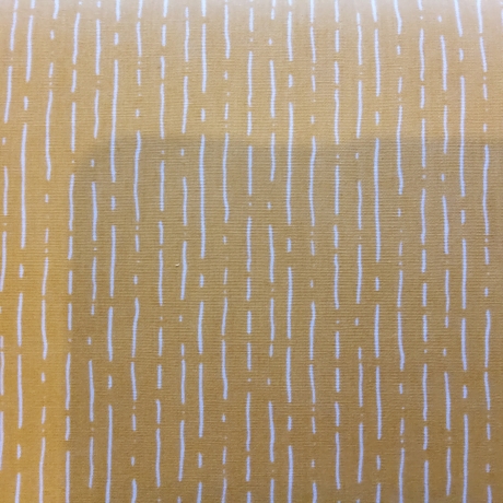 Webware, Baumwollstoff, Stoff, , Stenzo, gelb mit weißen Strichen, Linien