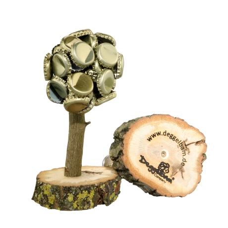 Der Deckelbaum -naturbelassen- Magnet für Kronkorken - Sammeln