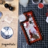 Süße niedliche Anime Harz Handyhüllen mit decoden Silikon Rand
