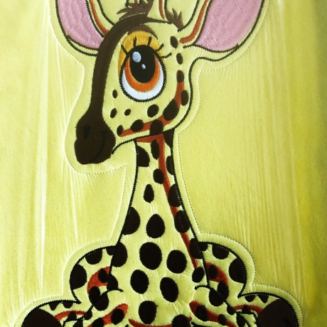 Stickdatei ITH Giraffe Monika für Rahmen 20x30 cm