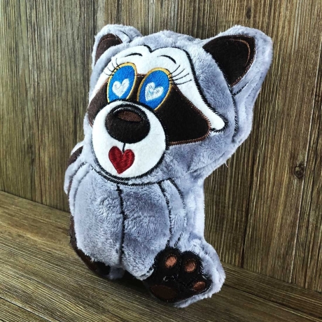 Stickdatei ITH Waschbär WILLI für Rahmen 20×30cm